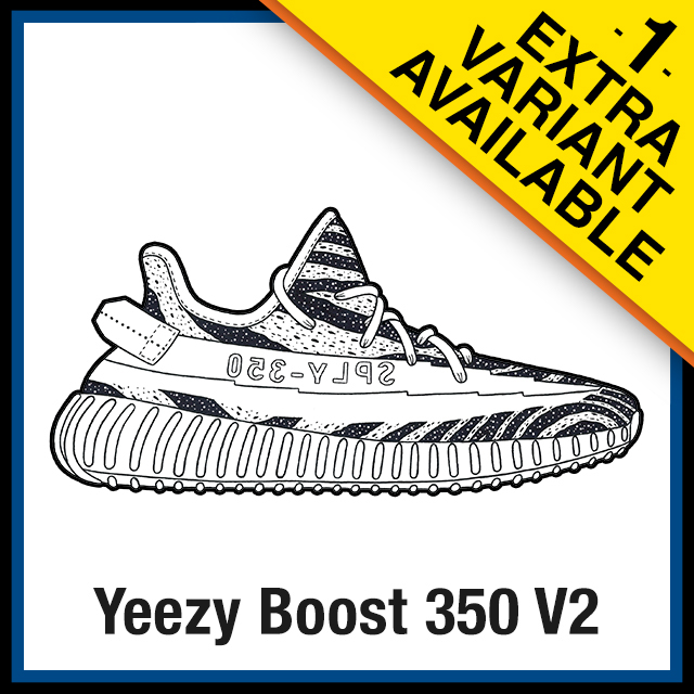 Adidas Yeezy Boost 350 V2 Sneaker Coloring Pages - Created by KicksArt